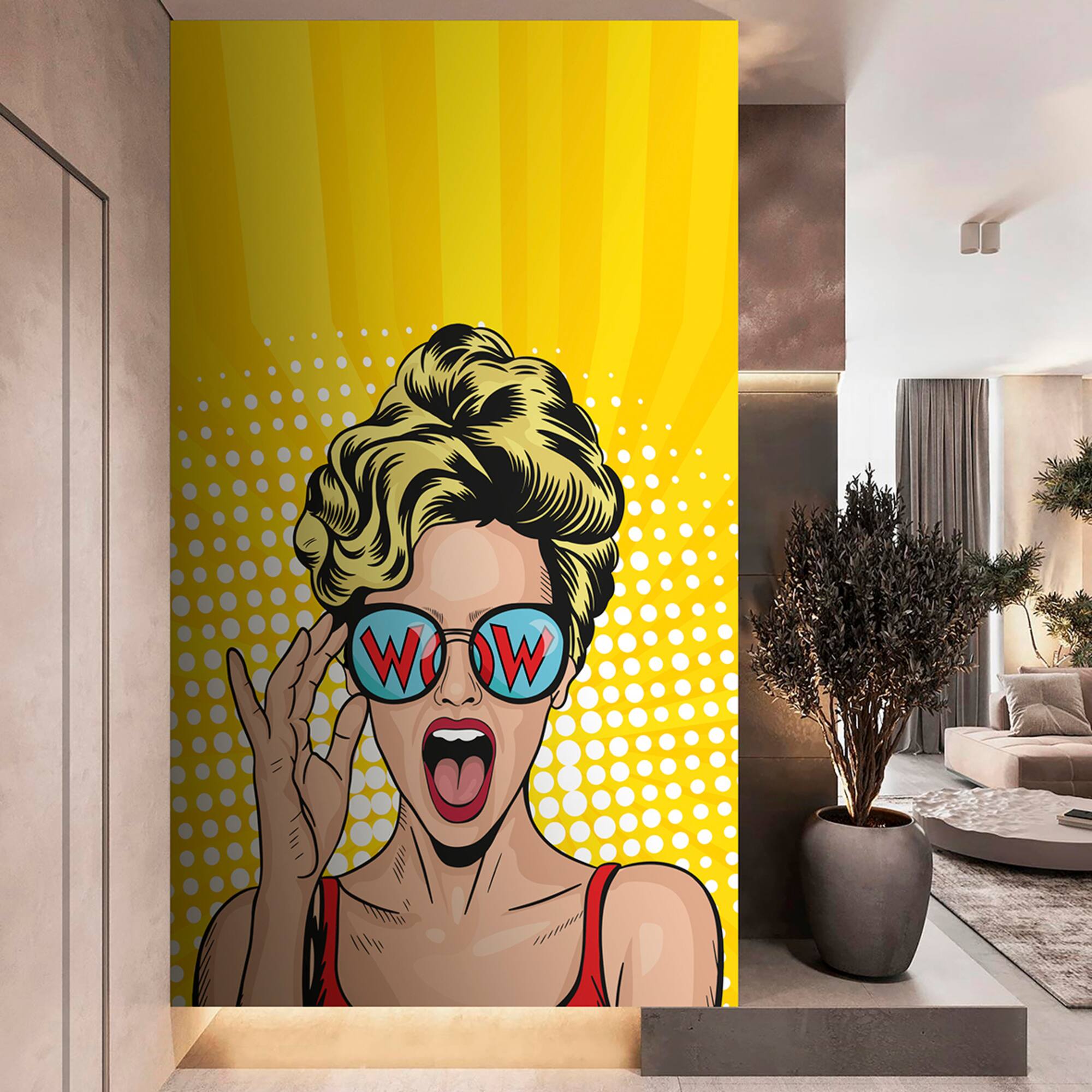 Designs Direct Baywatch Wow Pop Art Wall Mural